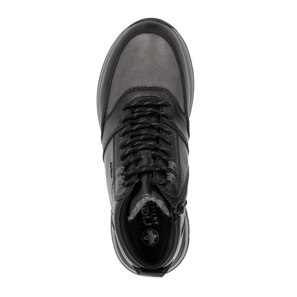 detail Pánská kotníková obuv RIEKER 39601-45 šedá W4