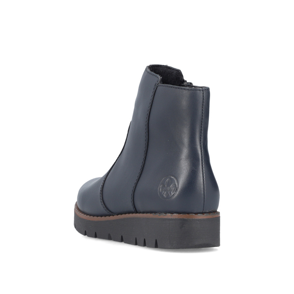 detail Dámská kotníková obuv RIEKER 44965-14 modrá W4