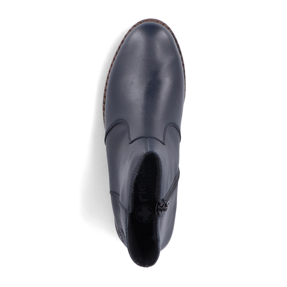 detail Dámská kotníková obuv RIEKER 44965-14 modrá W4