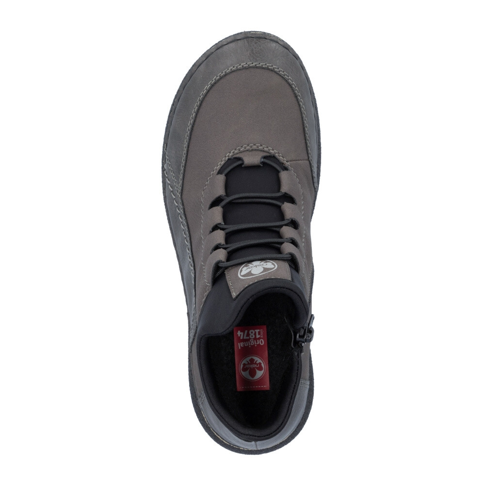 detail Dámská kotníková obuv RIEKER 50953-45 šedá W4