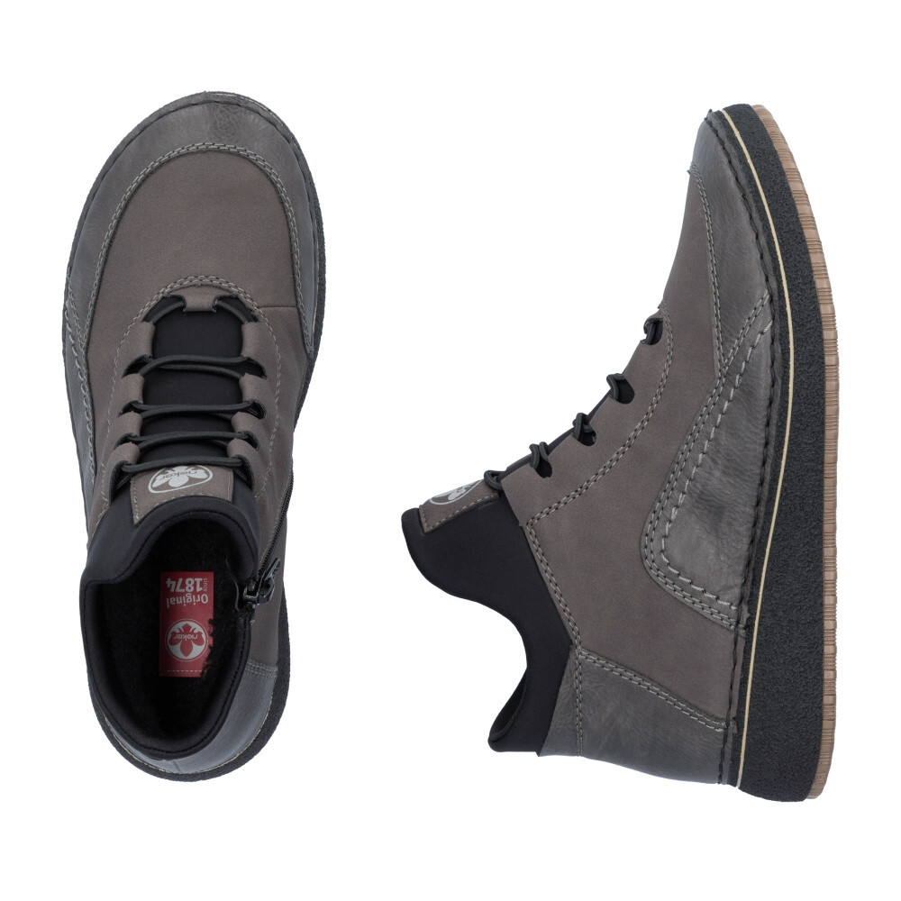 detail Dámská kotníková obuv RIEKER 50953-45 šedá W4