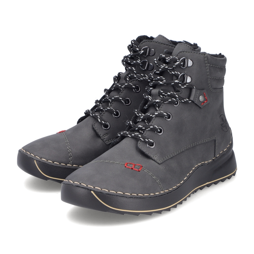 detail Dámská kotníková obuv RIEKER 51545-45 šedá W4