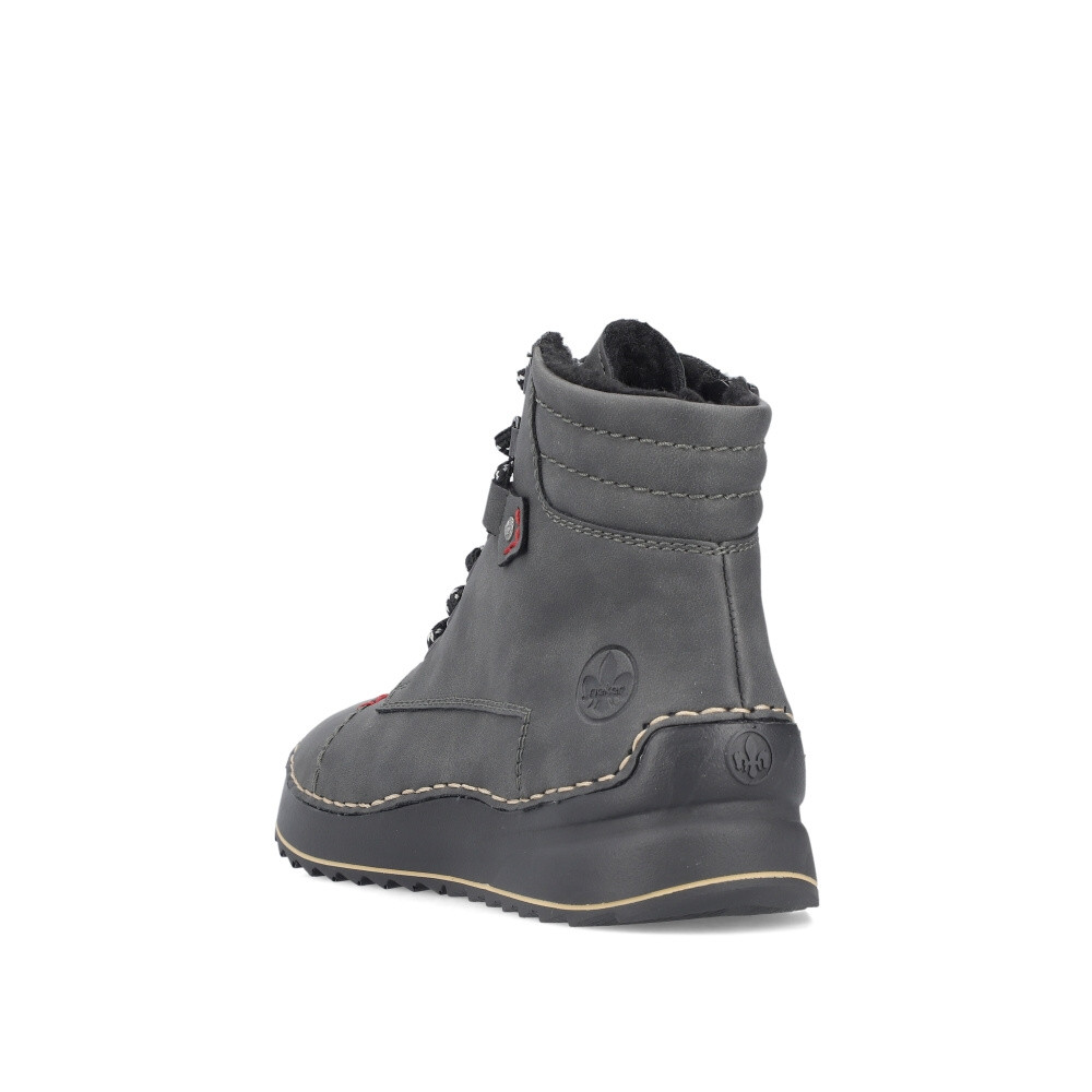 detail Dámská kotníková obuv RIEKER 51545-45 šedá W4