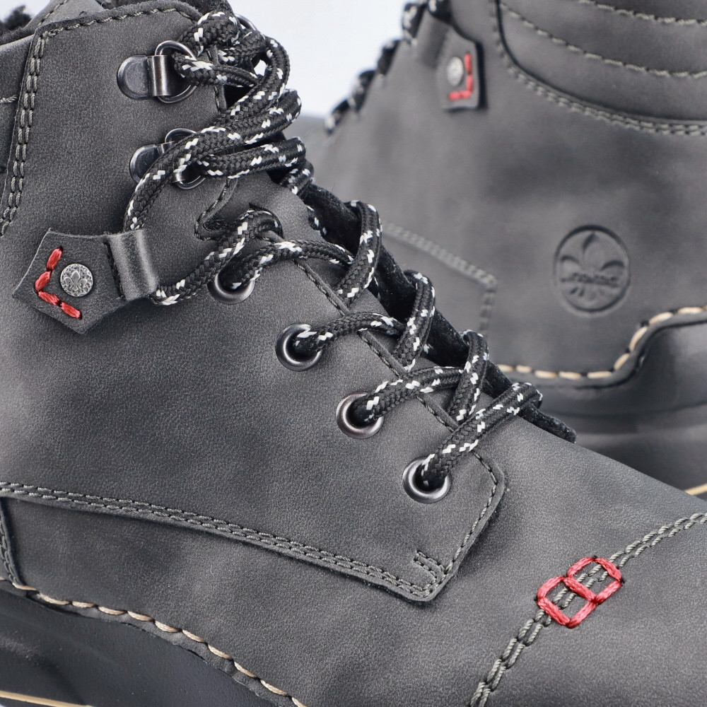 detail Dámská kotníková obuv RIEKER 51545-45 šedá W4