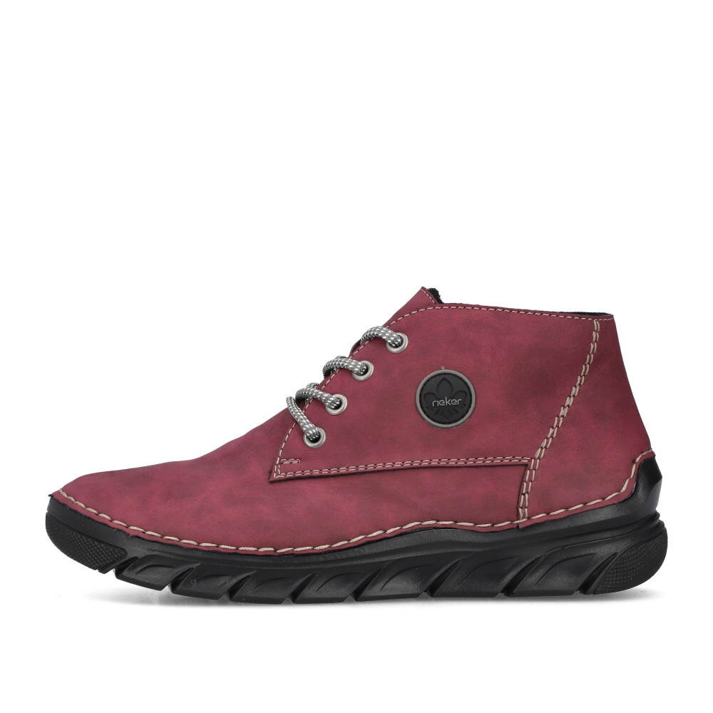 detail Dámská kotníková obuv RIEKER 55008-33 červená W4