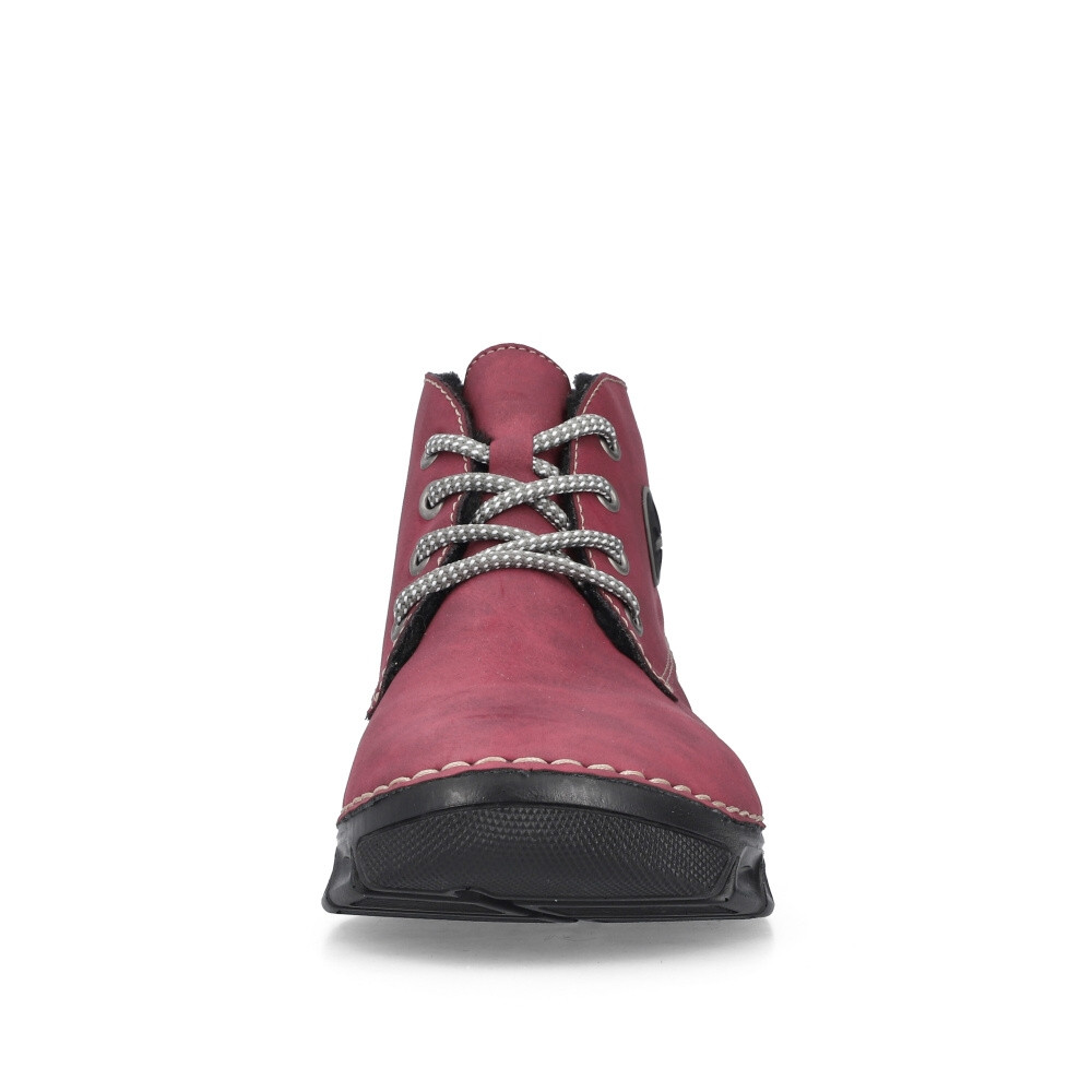 detail Dámská kotníková obuv RIEKER 55008-33 červená W4