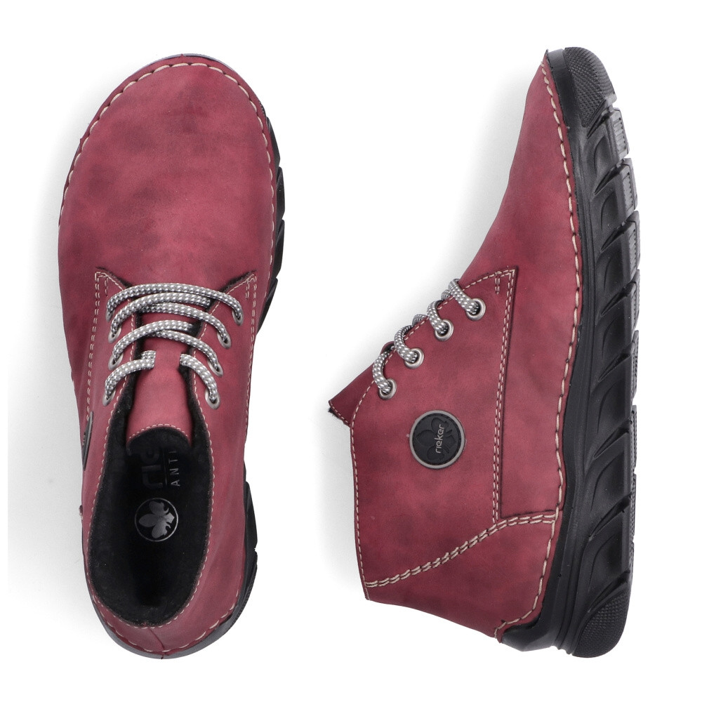 detail Dámská kotníková obuv RIEKER 55008-33 červená W4