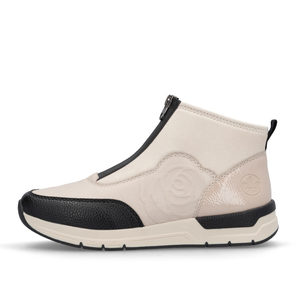 detail Dámská kotníková obuv RIEKER 58956-60 béžová W4