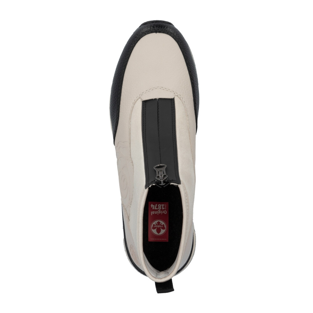 detail Dámská kotníková obuv RIEKER 58956-60 béžová W4