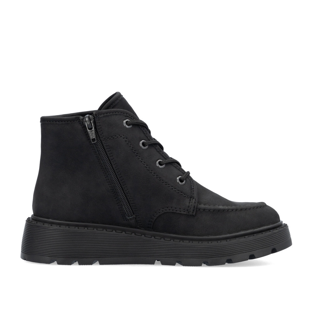 detail Dámská kotníková obuv RIEKER 70400-00 černá W4