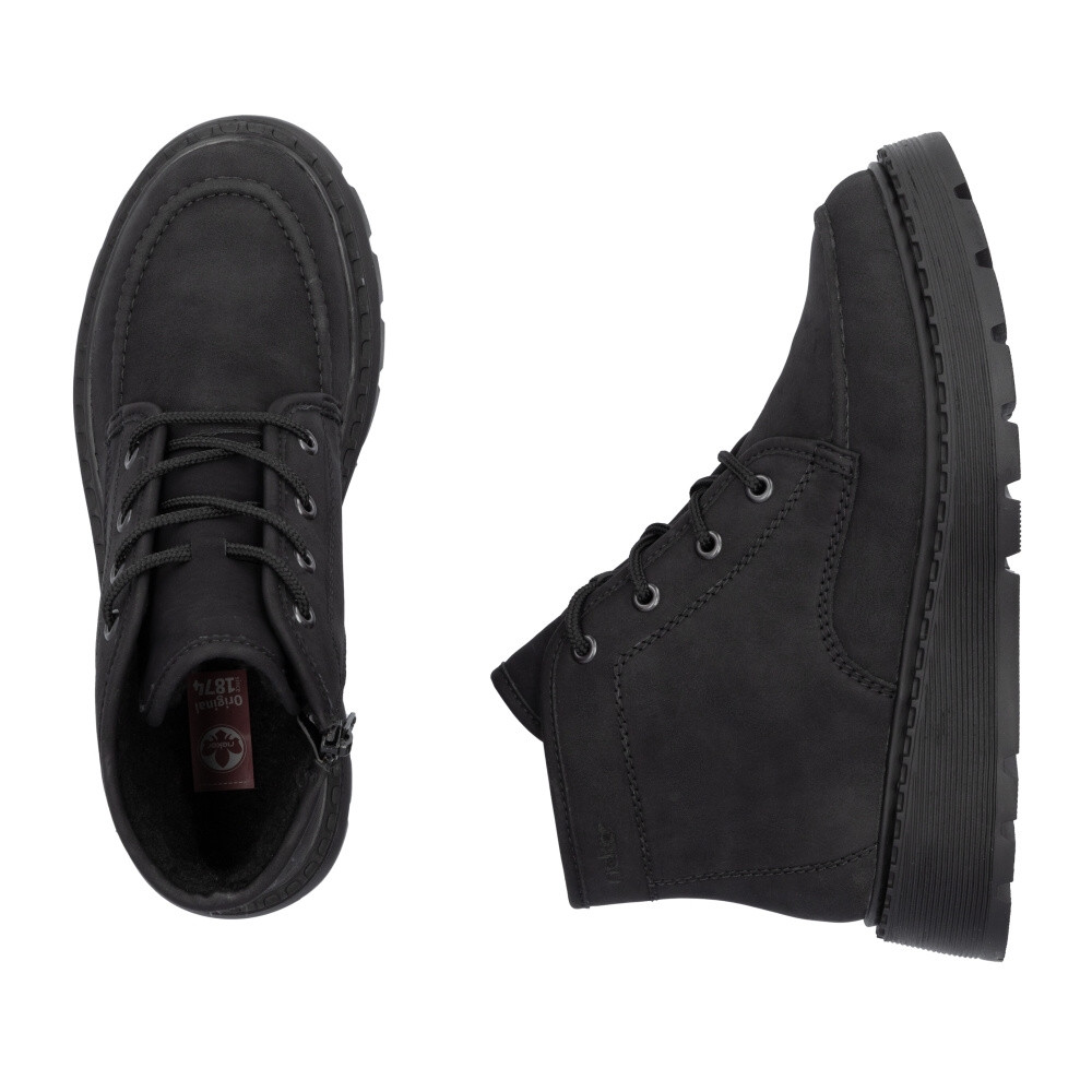 detail Dámská kotníková obuv RIEKER 70400-00 černá W4