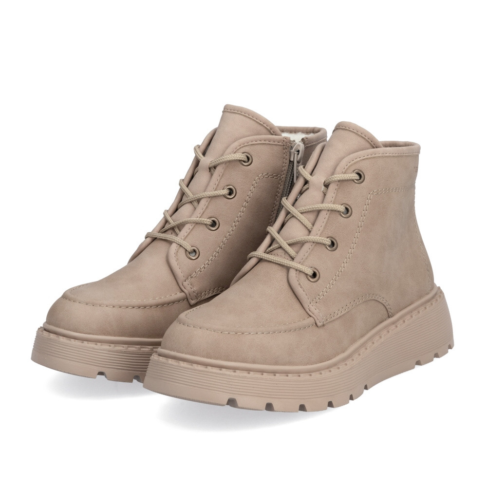 detail Dámská kotníková obuv RIEKER 70400-20 béžová W4