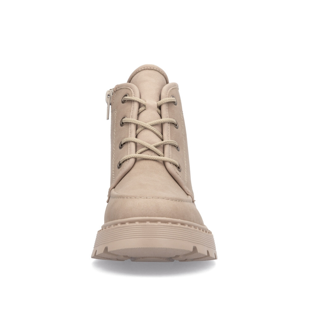 detail Dámská kotníková obuv RIEKER 70400-20 béžová W4