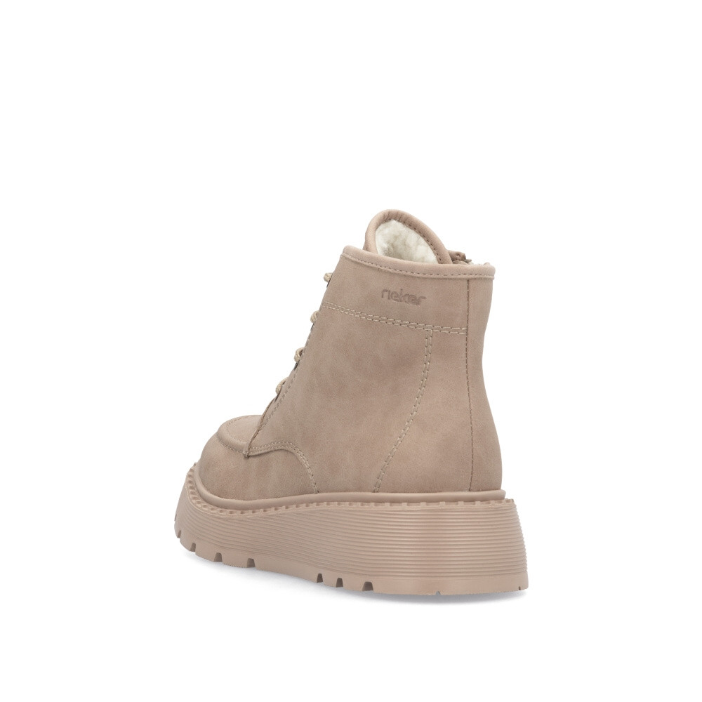 detail Dámská kotníková obuv RIEKER 70400-20 béžová W4