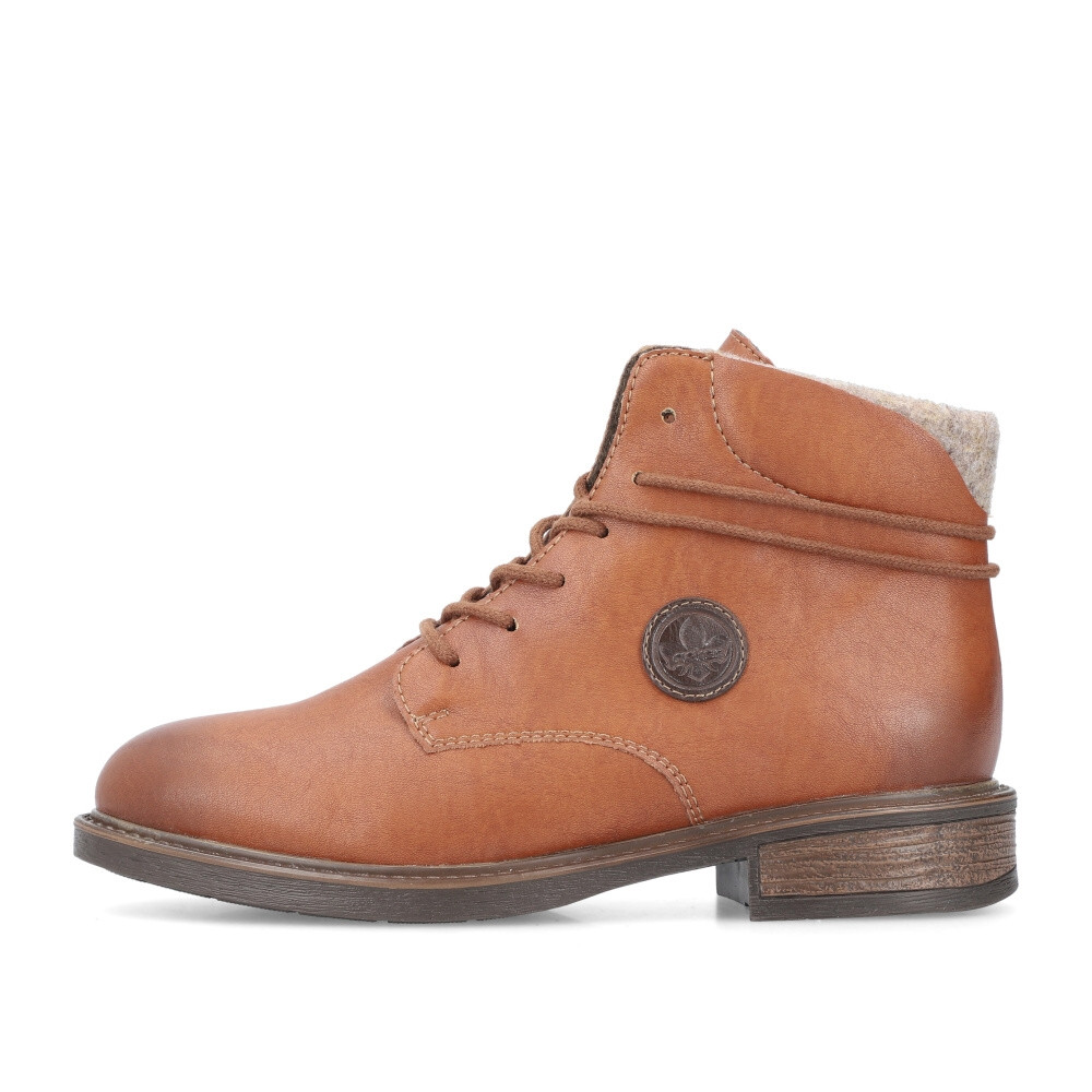 detail Dámská kotníková obuv RIEKER 71440-25 hnědá W4