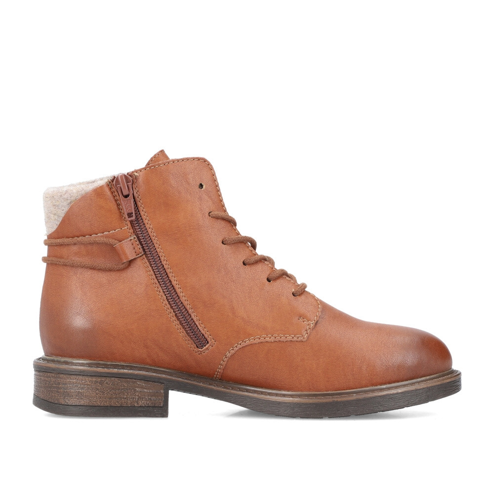 detail Dámská kotníková obuv RIEKER 71440-25 hnědá W4