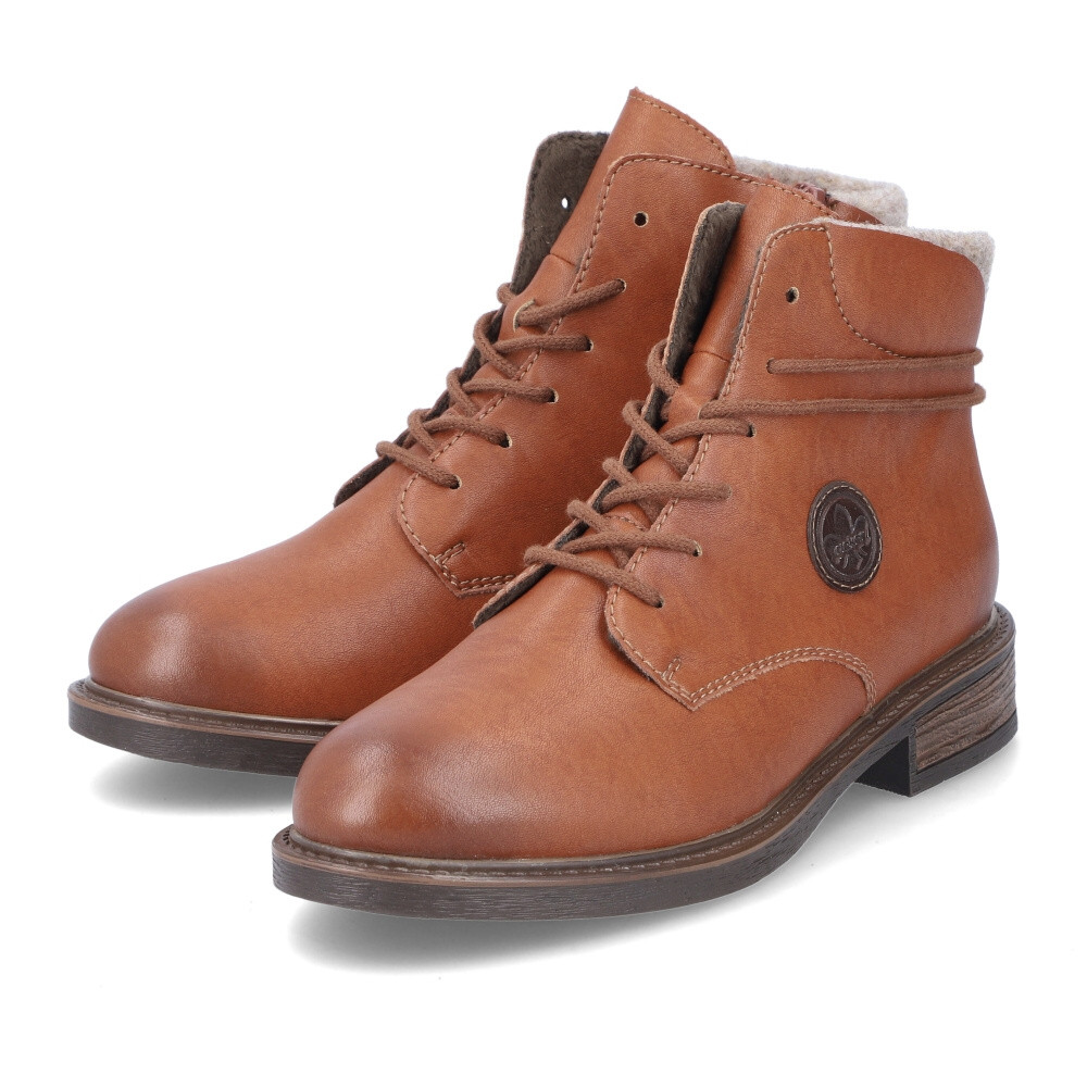 detail Dámská kotníková obuv RIEKER 71440-25 hnědá W4