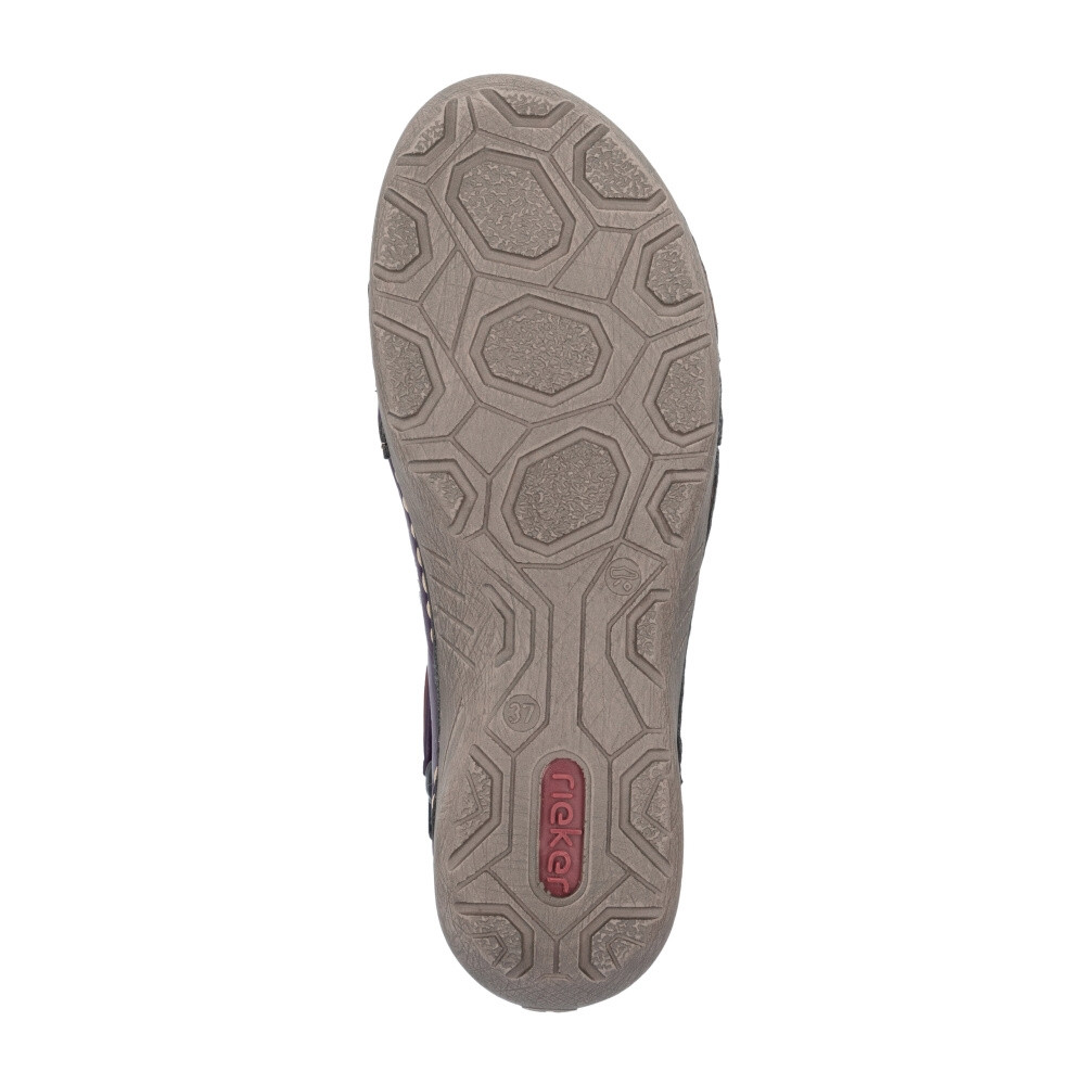 detail Dámská kotníková obuv RIEKER 72581-30 fialová W4