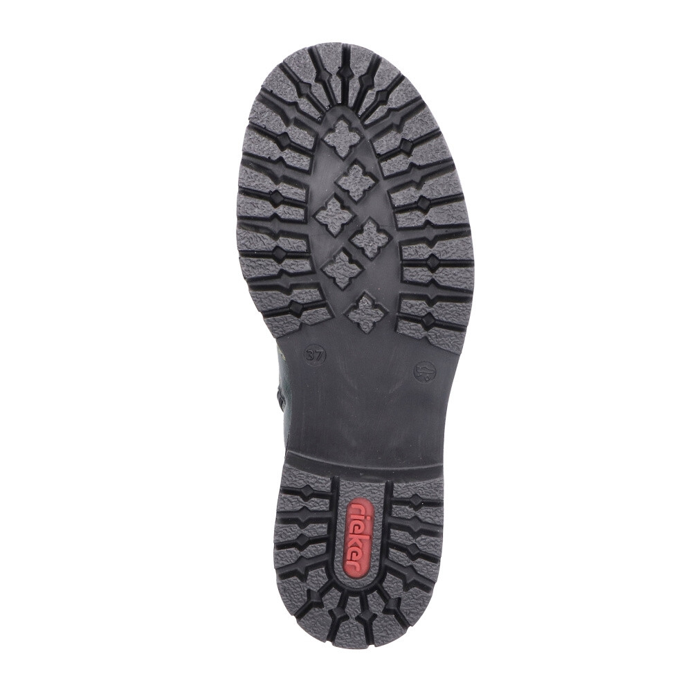 detail Dámská kotníková obuv RIEKER 72637-54 zelená W4