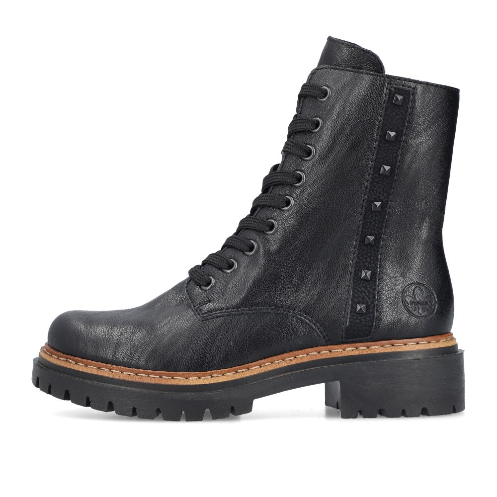 detail Dámská kotníková obuv RIEKER 72647-00 černá W4