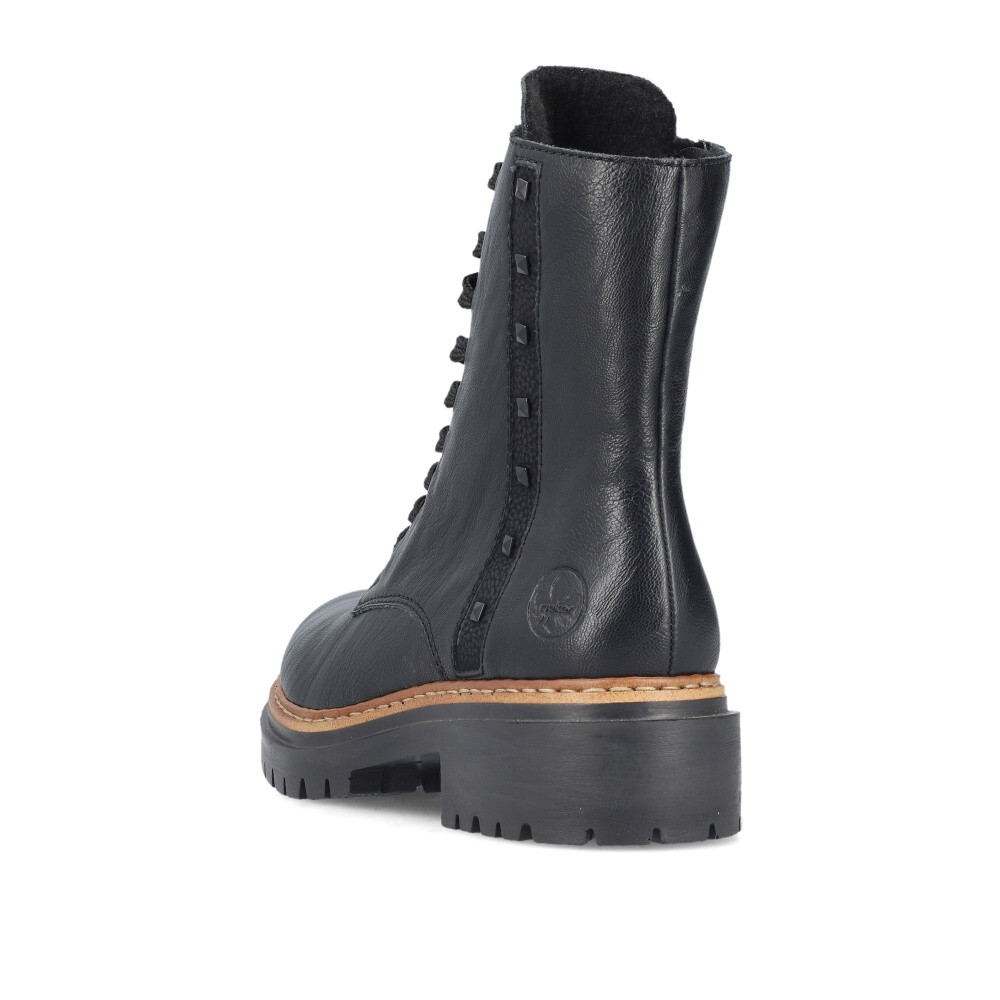 detail Dámská kotníková obuv RIEKER 72647-00 černá W4