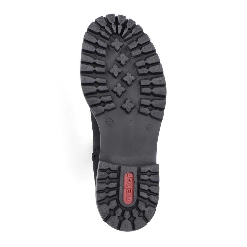 detail Dámská kotníková obuv RIEKER 72671-00 černá W4