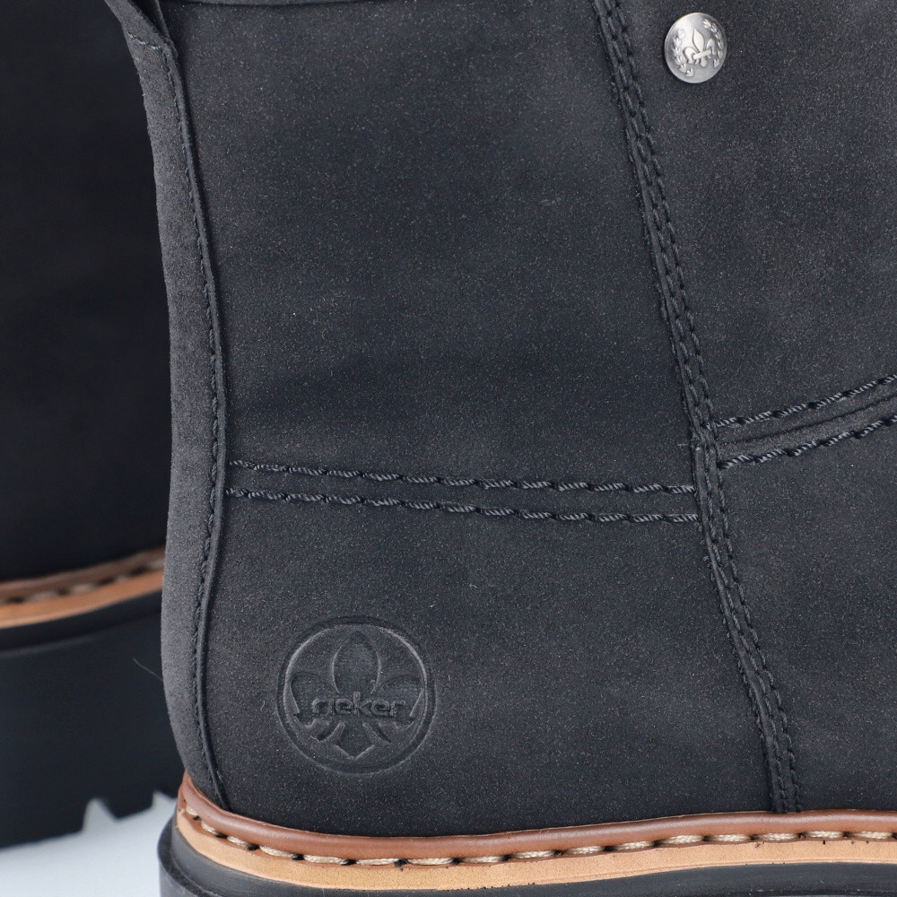 detail Dámská kotníková obuv RIEKER 72671-00 černá W4