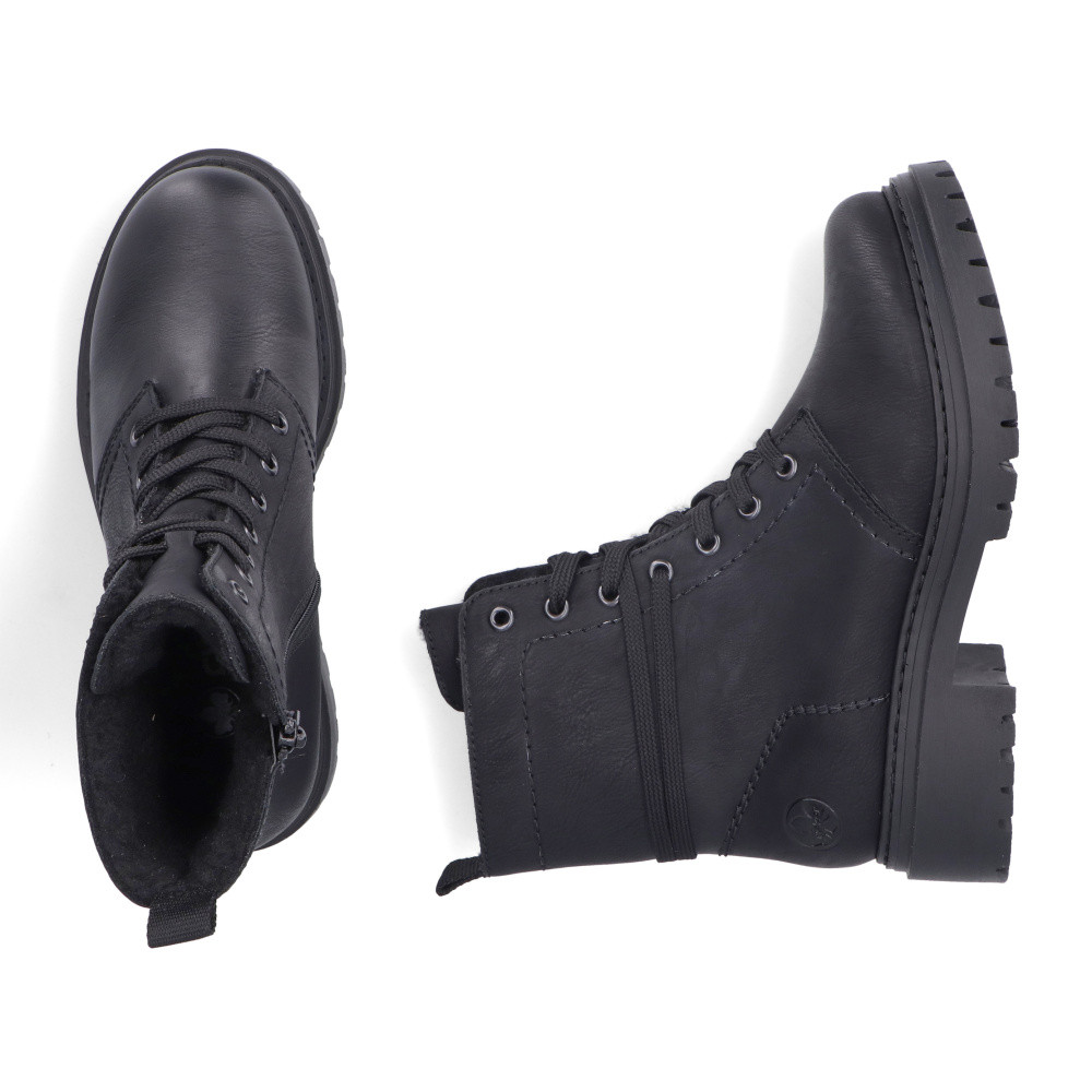 detail Dámská kotníková obuv RIEKER 72675-01 černá W4