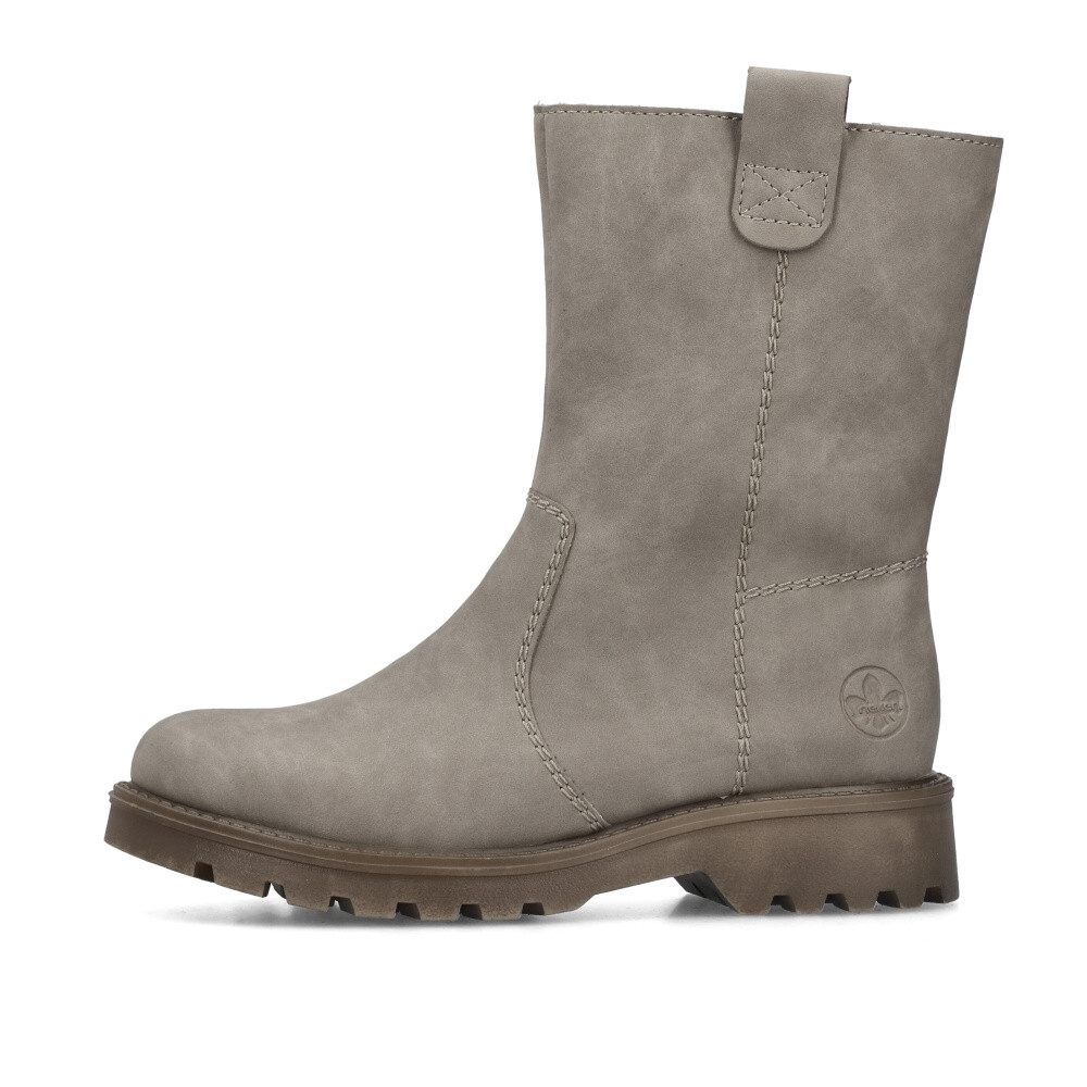 detail Dámská kotníková obuv RIEKER 73290-65 béžová W4