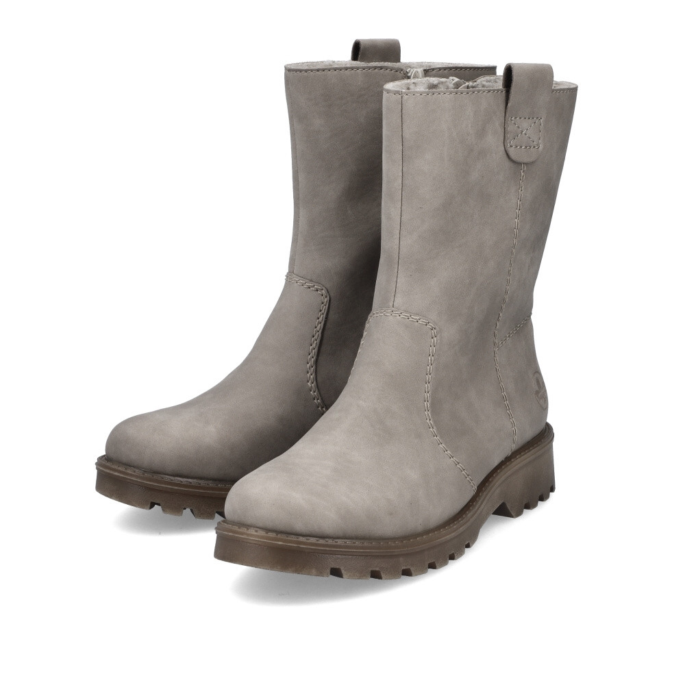 detail Dámská kotníková obuv RIEKER 73290-65 béžová W4