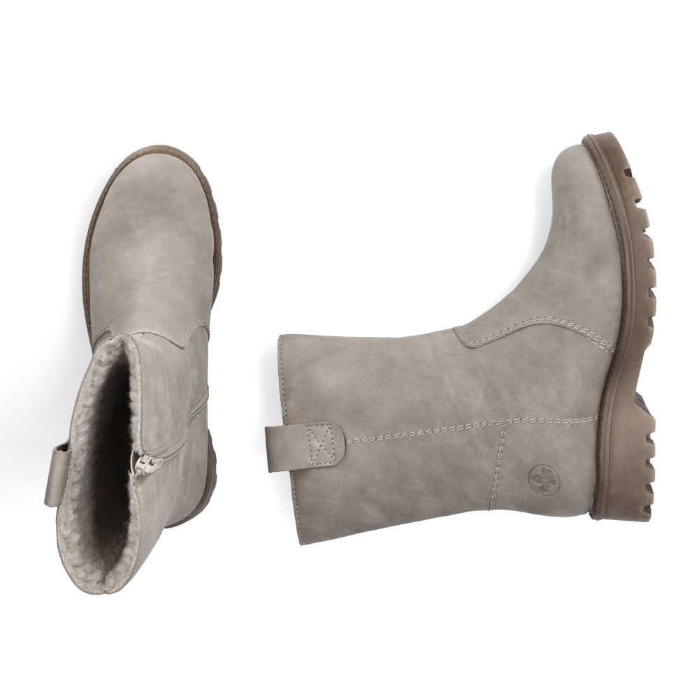 detail Dámská kotníková obuv RIEKER 73290-65 béžová W4