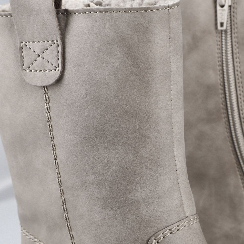 detail Dámská kotníková obuv RIEKER 73290-65 béžová W4