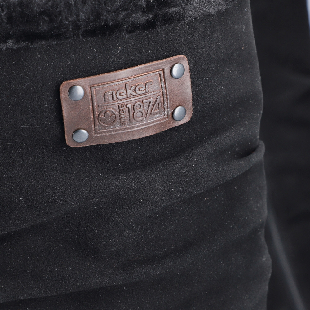 detail Dámské kozačky RIEKER 73291-00 černá W4