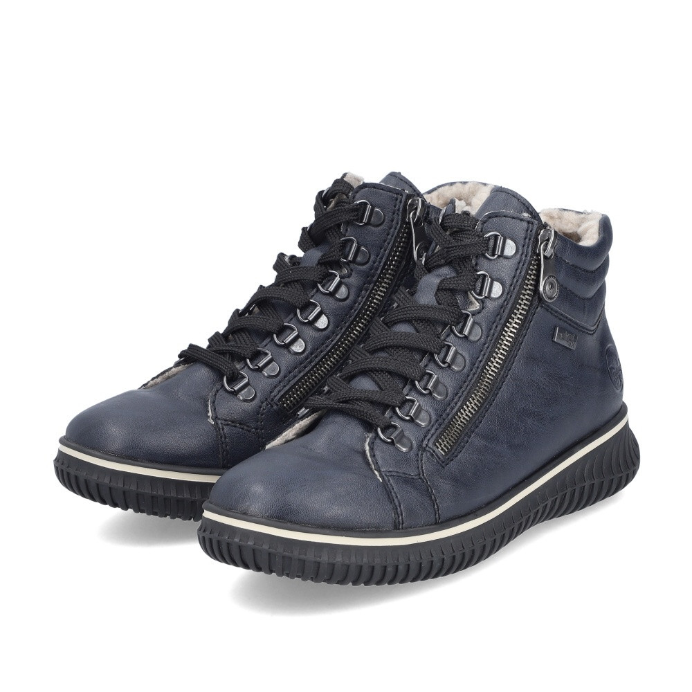 detail Dámská kotníková obuv RIEKER 74233-14 modrá W5