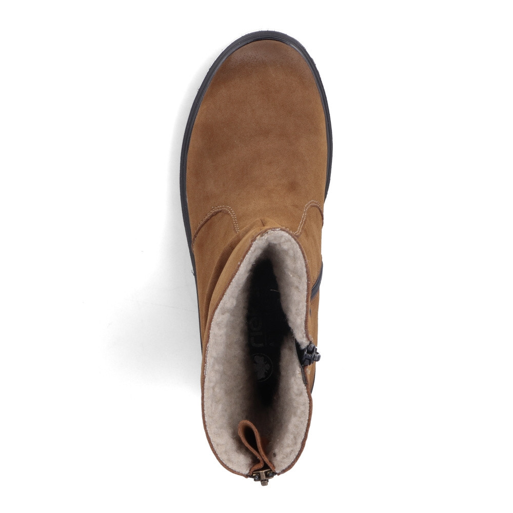 detail Dámská kotníková obuv RIEKER 76062-24 hnědá W4