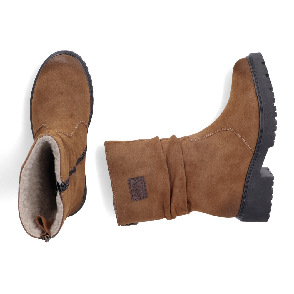 detail Dámská kotníková obuv RIEKER 76062-24 hnědá W4