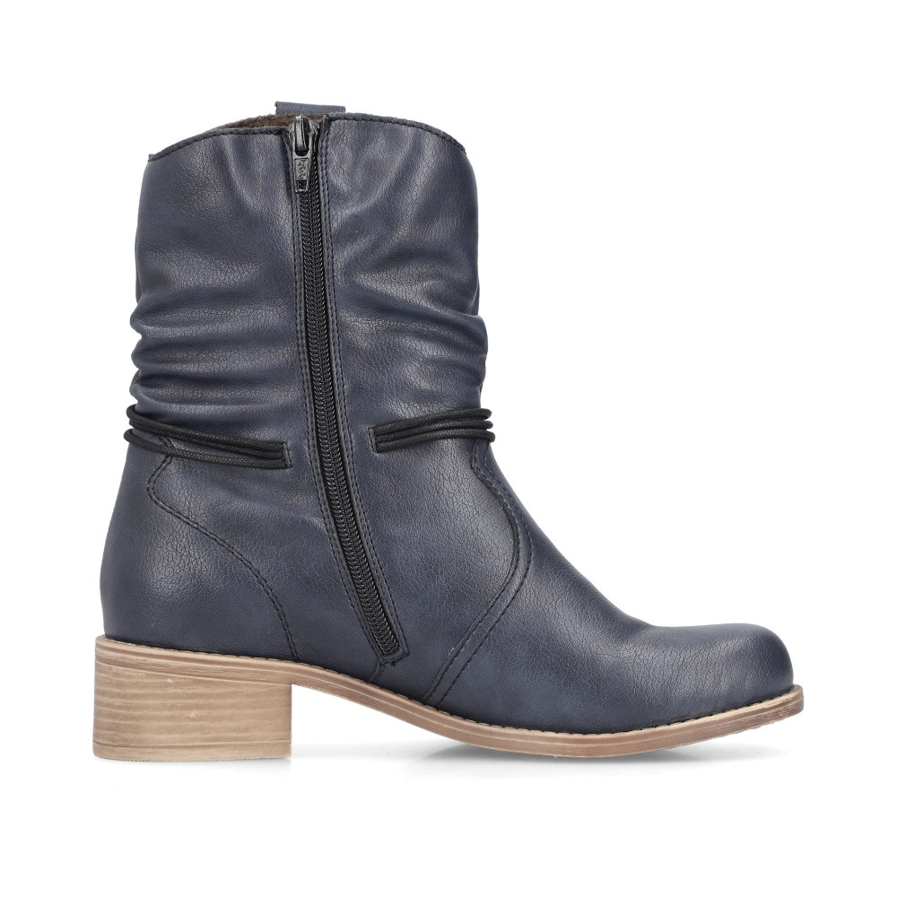 detail Dámská kotníková obuv RIEKER 76584-14 modrá W4