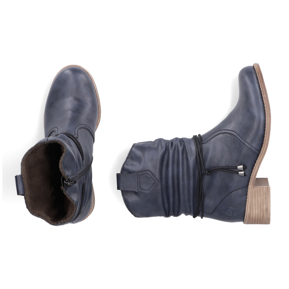 detail Dámská kotníková obuv RIEKER 76584-14 modrá W4