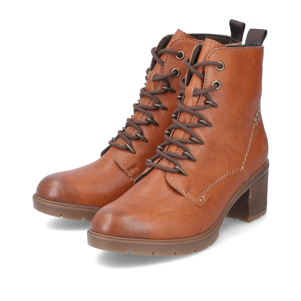 detail Dámska členková obuv RIEKER 77521-22 hnedá W4