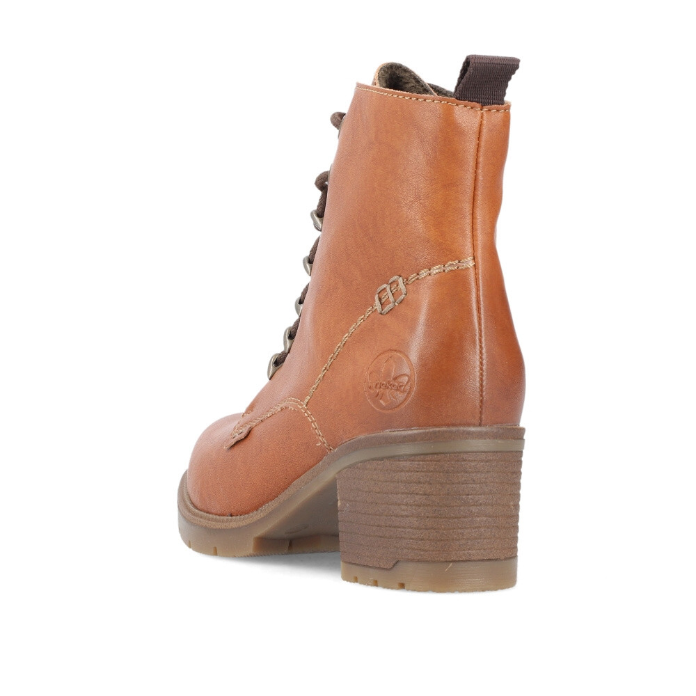 detail Dámska členková obuv RIEKER 77521-22 hnedá W4