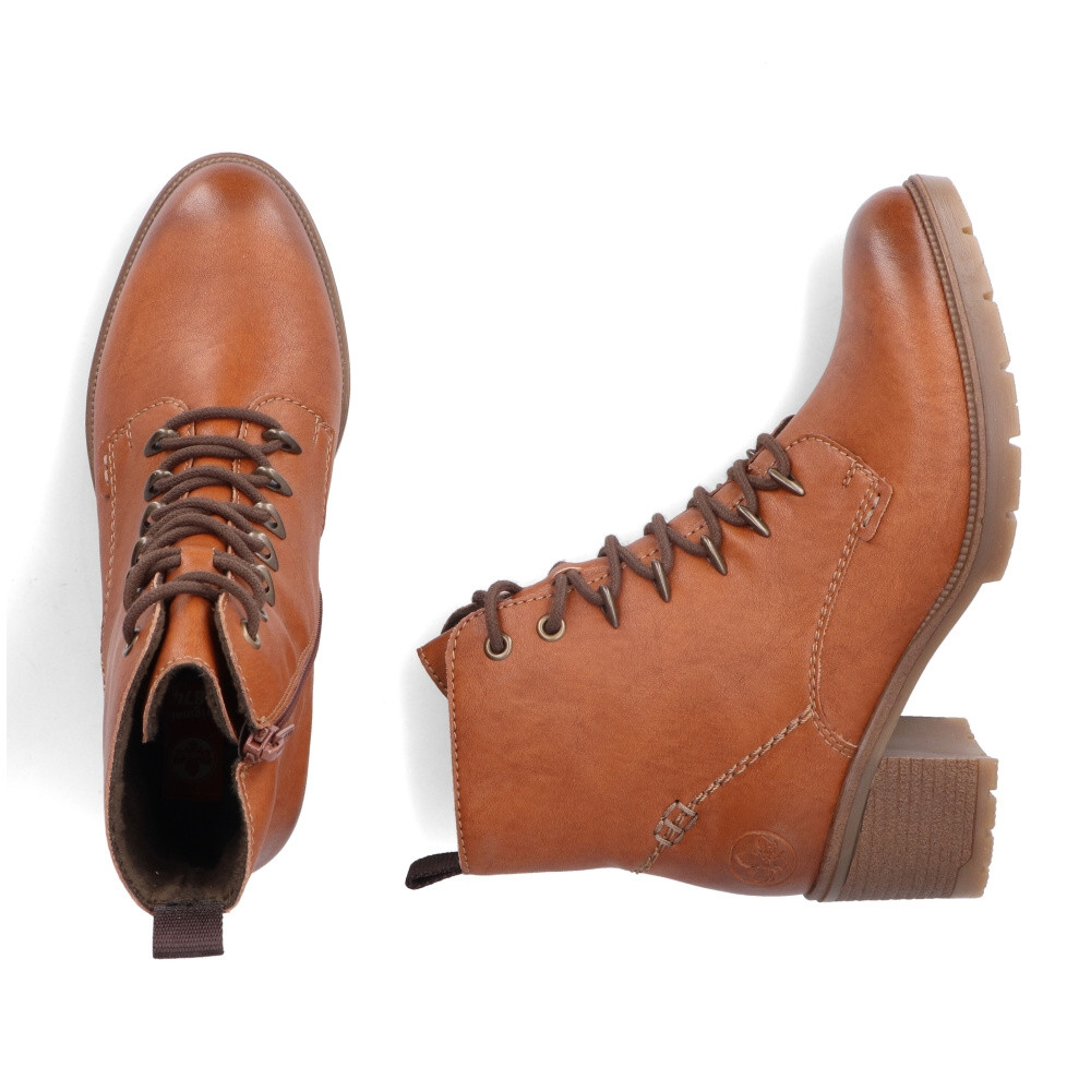 detail Dámska členková obuv RIEKER 77521-22 hnedá W4