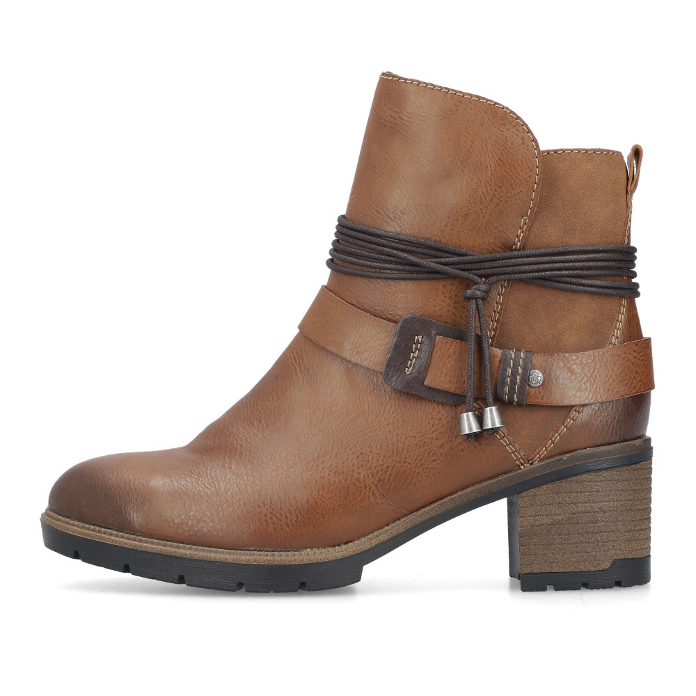 detail Dámská kotníková obuv RIEKER 77580-24 hnědá W4