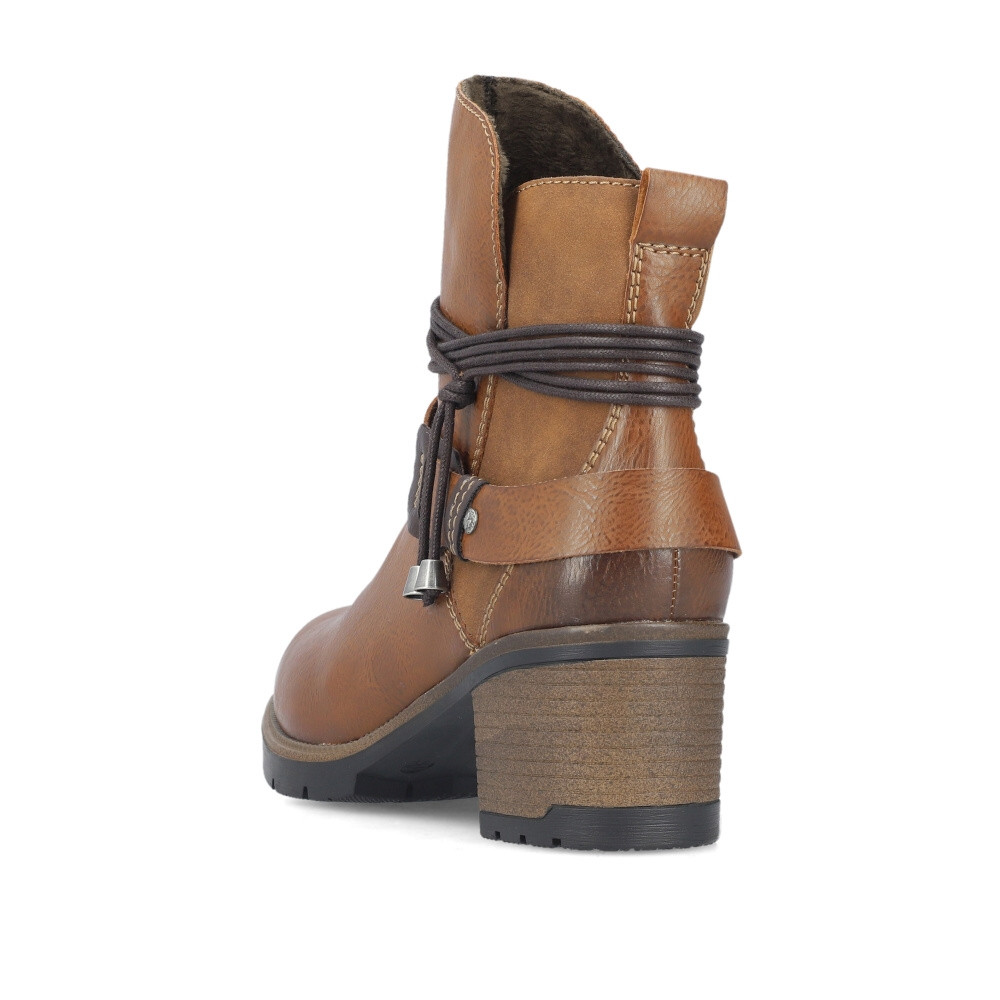 detail Dámská kotníková obuv RIEKER 77580-24 hnědá W4