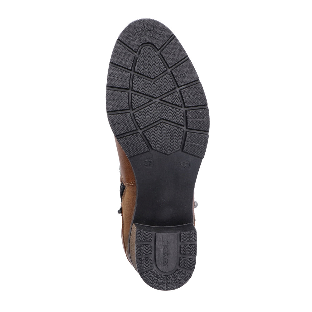 detail Dámská kotníková obuv RIEKER 77580-24 hnědá W4