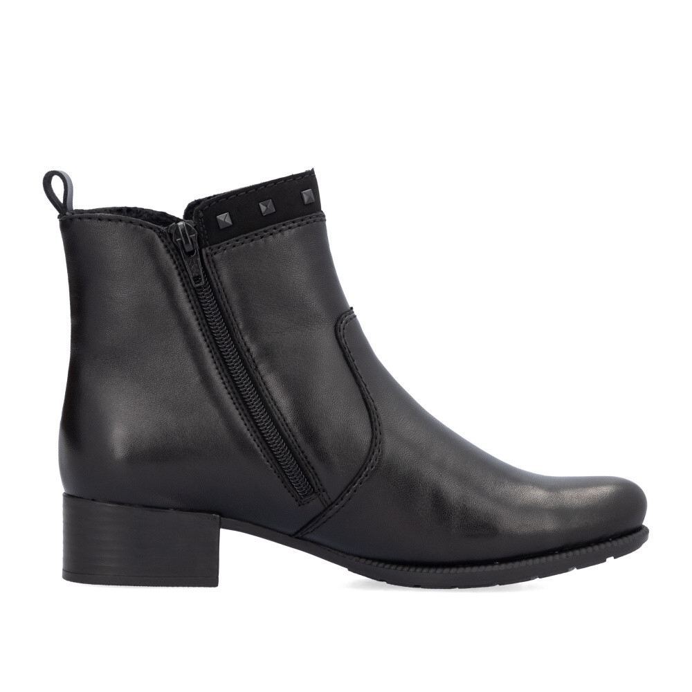 detail Dámská kotníková obuv RIEKER 78657-00 černá W4