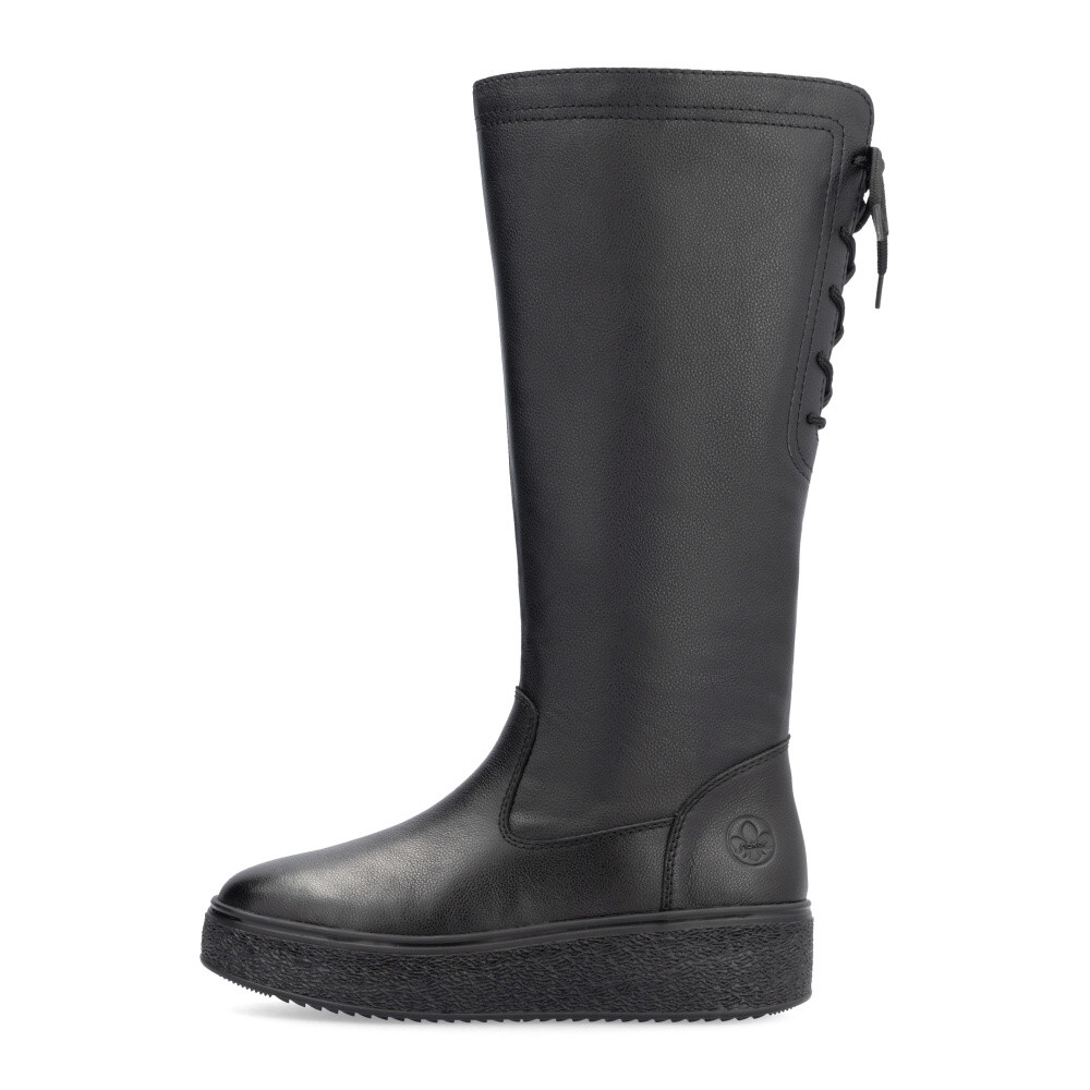 detail Dámské kozačky RIEKER 78856-00 černá W4