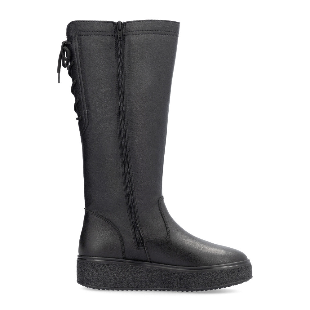 detail Dámské kozačky RIEKER 78856-00 černá W4