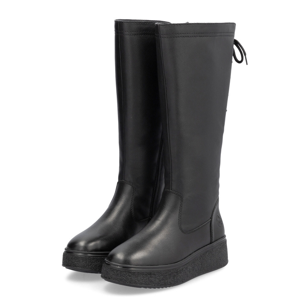 detail Dámské kozačky RIEKER 78856-00 černá W4