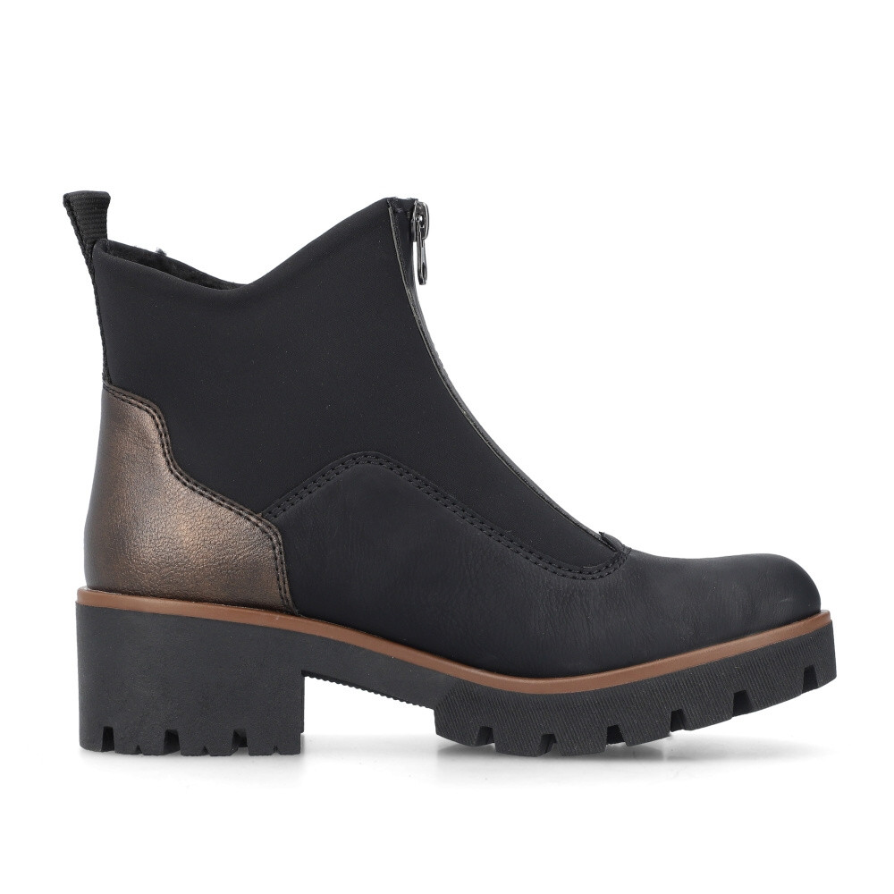 detail Dámská kotníková obuv RIEKER 79281-00 černá W4