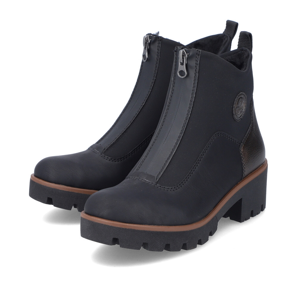 detail Dámská kotníková obuv RIEKER 79281-00 černá W4